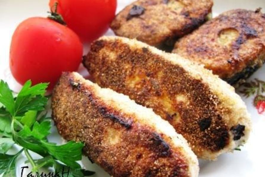 Рецепт куриные котлетки-роллы