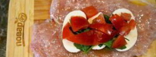 куриные роллы капрезе. Шаг 5