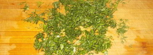 пшеничный ролл с форелью и зеленью. Шаг 5