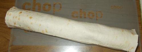 пшеничный ролл с форелью и зеленью. Шаг 9