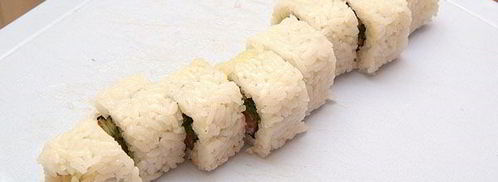 ролл в стружке тунца бонито. Шаг 12