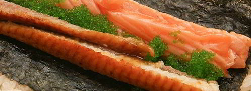 ролл в стружке тунца бонито. Шаг 6