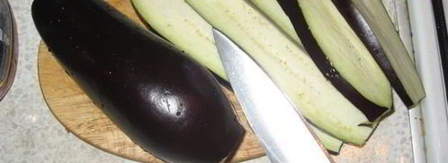 роллатини из баклажанов со шпинатом. Шаг 2