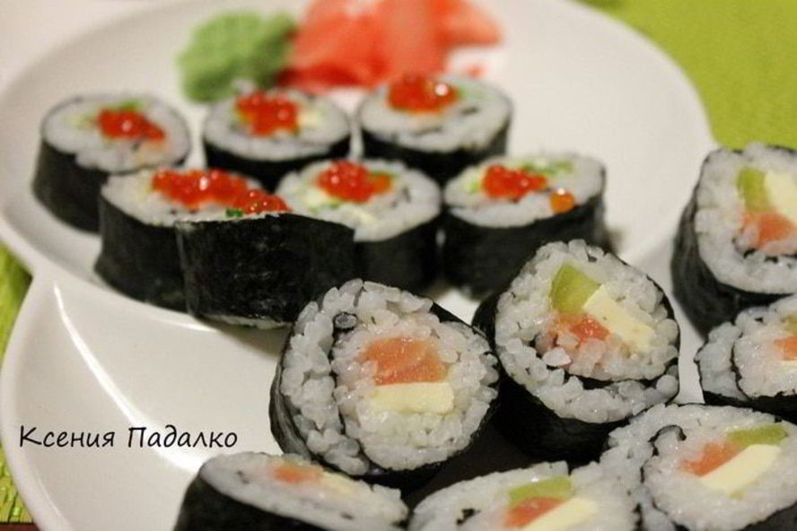 Рецепт роллы ассорти
