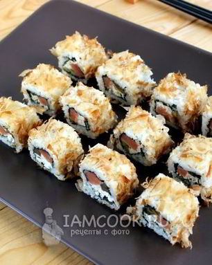 Роллы Бонито со стружкой тунца