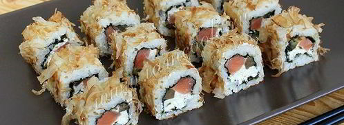 роллы бонито со стружкой тунца. Шаг 12