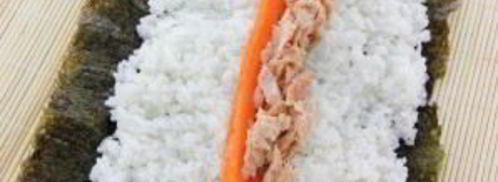 роллы с консервированным тунцом. Шаг 4