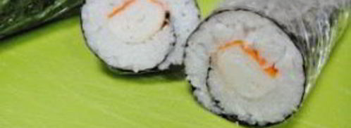 роллы с крабовыми палочками. Шаг 5