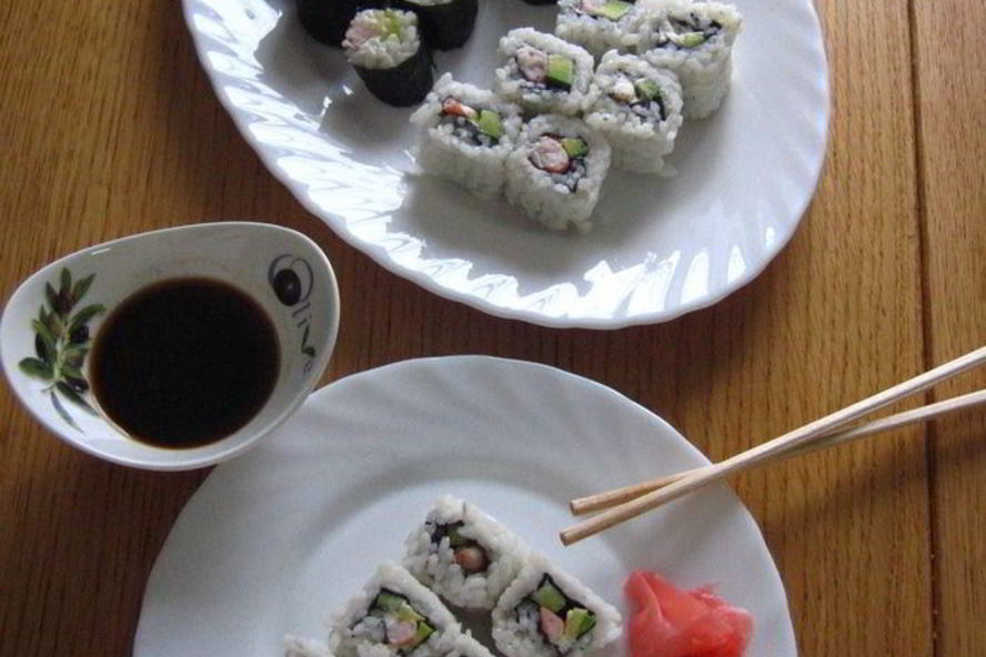 Рецепт роллы с креветками