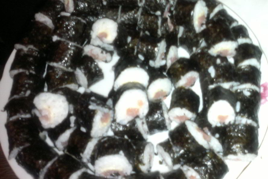 Рецепт роллы с лососем