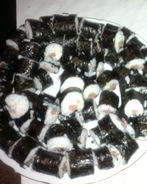 Роллы с лососем