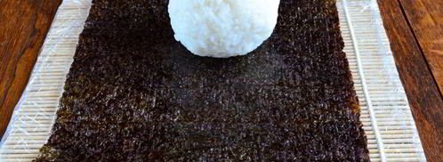 роллы с огурцом, курицей и тофу. Шаг 8