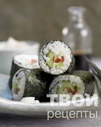 Роллы с огурцом