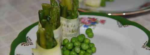 семга с соусом эскарго и овощными роллами. Шаг 6