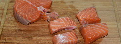 семга с соусом эскарго и овощными роллами. Шаг 9