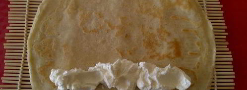 сладкие блинные роллы три вкуса с соусами. Шаг 5