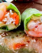 Спринг-роллы с креветками