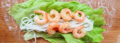 спринг-роллы с креветками. Шаг 11