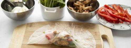 спринг-роллы с курицей. Шаг 12