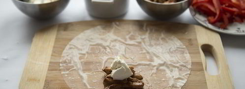 спринг-роллы с курицей. Шаг 9