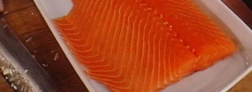 спринг-роллы с лососем и свежим шпинатом. Шаг 2