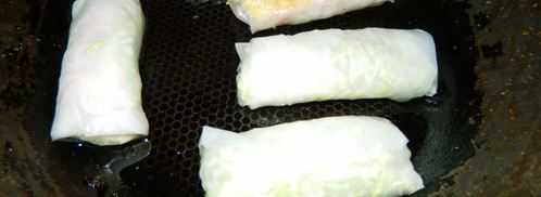 спринг-роллы с семгой. Шаг 2