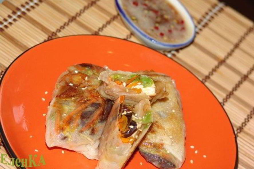 Рецепт спринг-роллы с тофу