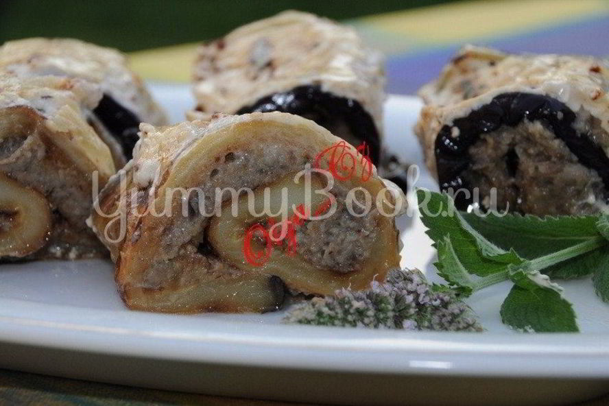 Рецепт баклажанные рулетики