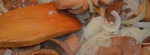 грибной рулет из картофельного теста. Шаг 3