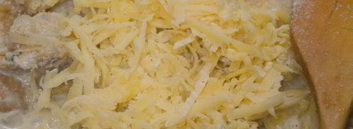 грибной рулет из картофельного теста. Шаг 5