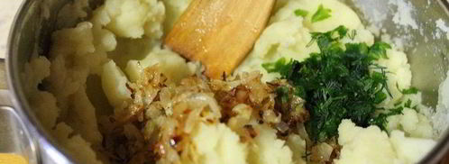 картофельные рулетики в хамоне. Шаг 3