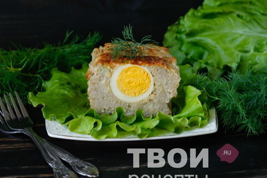 Рецепт мясной рулет с яйцом