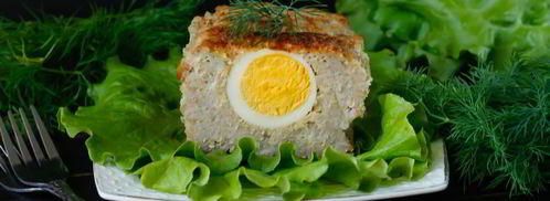 мясной рулет с яйцом. Шаг 8