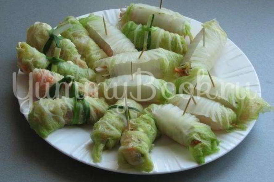 Рецепт овощные рулеты