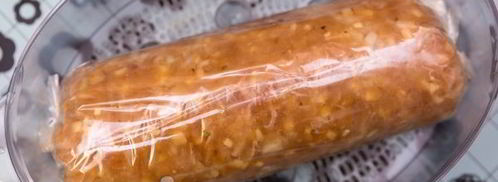 паровой куриный рулет с яблоком, орехами и пармезаном. Шаг 6