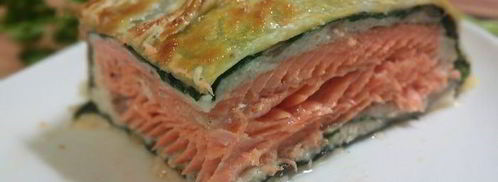 разноцветный рулет из лососевой форели. Шаг 14