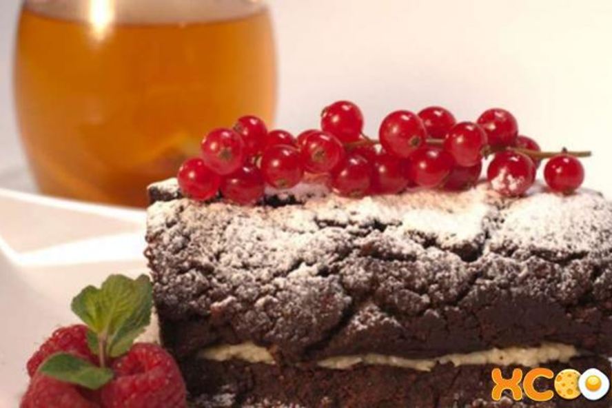 Рецепт рулет баунти и чай с фруктами