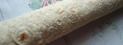 рулет из лаваша с семгой. Шаг 7