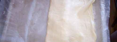 рулет из слоеного теста с капустой и фетой. Шаг 42