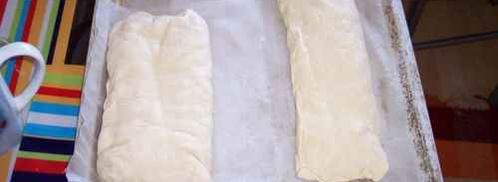 рулет из слоеного теста с капустой и фетой. Шаг 46