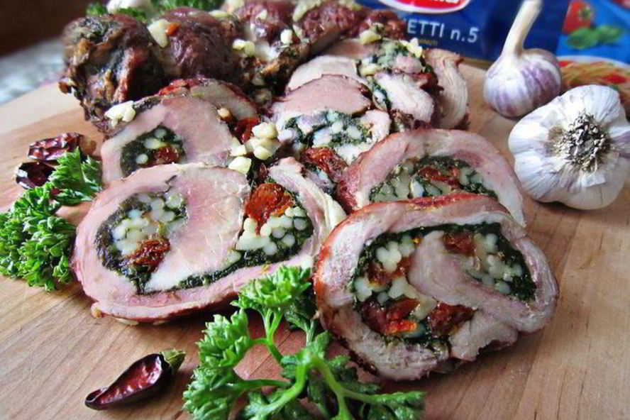 Рецепт рулет из свинины краски италии