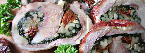 рулет из свинины краски италии. Шаг 13