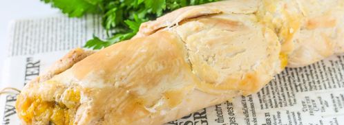 рулет куриный с сыром в духовке. Шаг 9