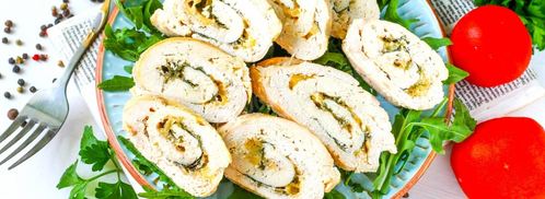 рулет куриный с сыром в духовке. Шаг 10