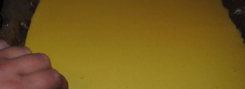 рулет с персиками и ананасом. Шаг 4