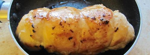 рулетики из куриного филе с тыквой. Шаг 5