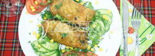 рулетики из курицы с грибами. Шаг 8