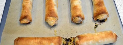 рулетики с куриной начинкой. Шаг 8