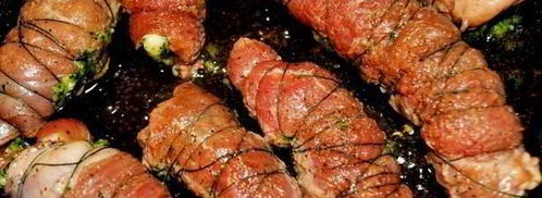 рулеты из говядины прованские огурчики. Шаг 11