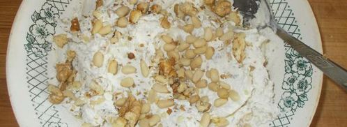 рулеты из телапии с творожным сыром и орехами. Шаг 2